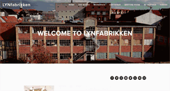 Desktop Screenshot of lynfabrikken.dk